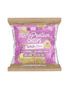 Vitawerx Puff’d Protein Crisps White Chocolate