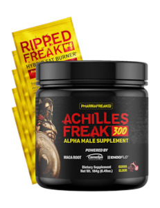 Pharmafreak Achilles Freak 300 Test Boosting Pre-Workout + Free Ripped Freak