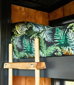 Products: Moonlit Ferns Linen Fitted Sheet