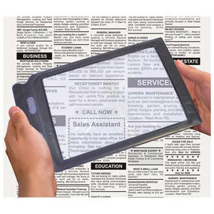 Daily Living: Magnifier Sheet