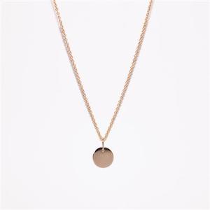 Necklace: 9ct Yellow Gold Disc Necklace