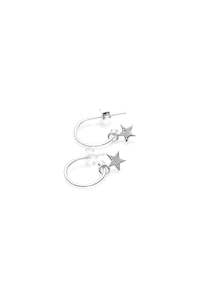 Earrings: Stolen Girlfriend Sterling Silver Stolen Star Anchor Sleepers