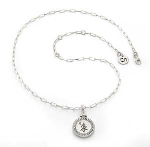 Ede Addison: Ede & Addison Silver Sunrise Necklace