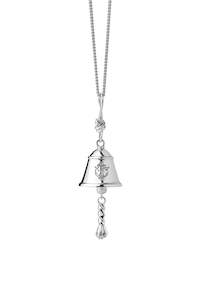 Karen Walker: Karen Walker Stg Bell Pendant Necklace