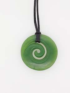 Greenstone: NZ Greenstone Koru Disc