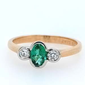 Rings: Emerald and Diamond Ring