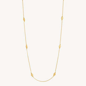 Najo Yellow Gold Plated Volare Necklace