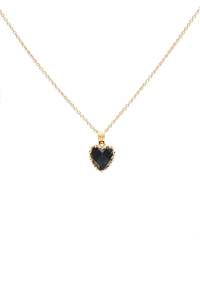 Necklaces: Stolen Girlfriend Love Claw Gold Plated Onyx Necklace