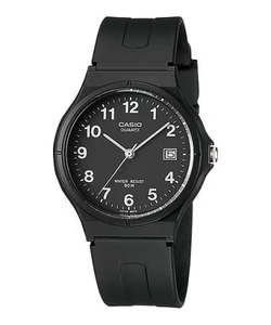 Casio Black Analogue with Date Watch