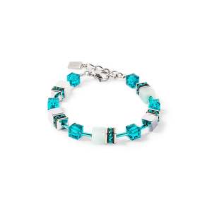Coeur de Lion Geocube Turquoise Bracelet
