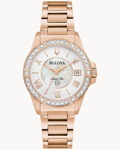 Bulova Watches: Bulova Marine Star Diamond Ladies Watch