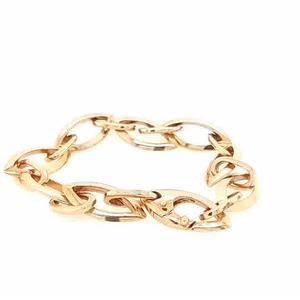 Gold Bangles Bracelets: 9ct Yellow Gold Birds Eye Bracelet
