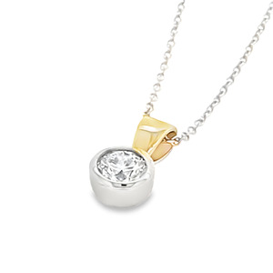 Custom Made Creations: Handmade Yellow Gold and Diamond Pendant