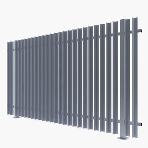 Fence Panels: Nicks Vertical Angle Picket Fence Panel