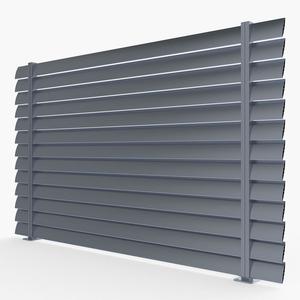 Fence Panels: Verve Horizontal Blade Fence Panel