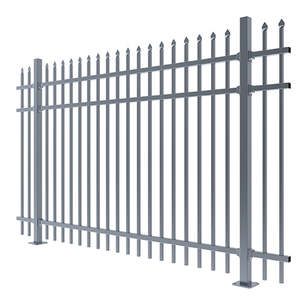 Fence Panels: Mercury Aluminium Raking Security Fence Panel
