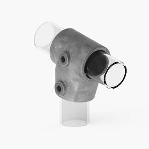 Masterklamp: Pipe Clamp 1.03 - Short Tee 0-11°