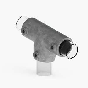 Masterklamp: Pipe clamp 1.06 - Long Tee 0-11°