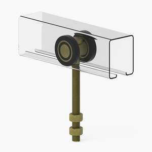 450kg System: Hercules Sliding Door Two Wheel Hanger