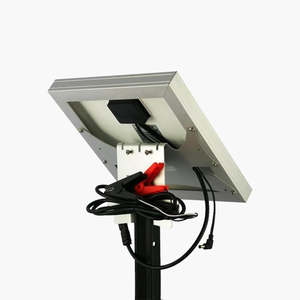 Electric Security Fence: JVA PET Energizer Solar Kit (Excludes Energizer)