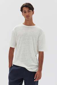 Mens Tees S/S: Mens Seaford Linen Tee