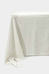 Kitchen And Dining: Linen Table Cloth Olive Pinstripe