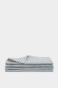 Kitchen And Dining: Linen Napkins Ocean Stripe