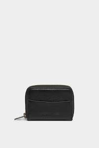Leather Goods: Leather Zip Wallet