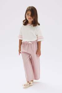Kids Emile Check Pant