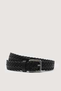 Mens Accessories: Mens Braided Leather Belt