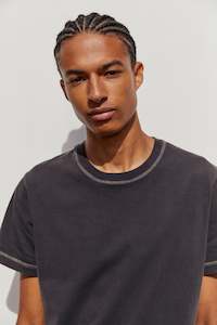 Donation: Evan Contrast Stitch Tee