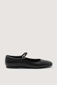 Leather Goods: Beth Leather Ballet Flat