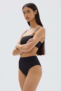Choose What You Pay All: Textured High Waisted Swim Brief