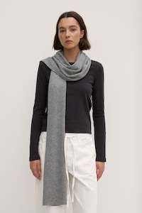 Mens Accessories: Wool Cashmere Rib Scarf