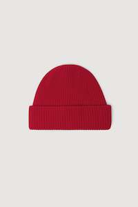 Wool Cashmere Rib Beanie