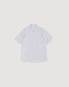 Re-Worn Mens Linen Textured Short Sleeve Shirt
