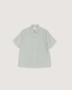 Re-Worn Mens Linen Short Sleeve Shirt