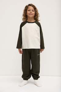 Kids Raglan Long Sleeve Tee