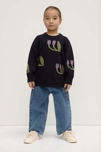 Kids Tulip Intarsia Knit
