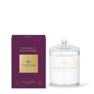 Candles: Fireside in Queenstown - Smouldering Woods 380g Scented Candle
