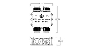Products: 4-Way Waterproof Junction Box
