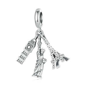 Travel: Mondevia Travel Monument Charm