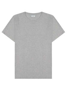 Tees: Bound Pima Daily Tee - Grey Marle