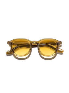 Eyewear: Moscot Dahven Olive Brown/Chestnut 47