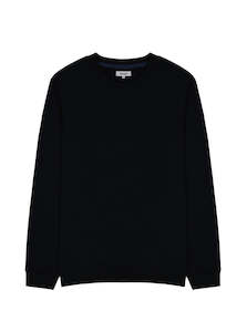 Sweats Knits: Heavy Sweat Crew - Navy