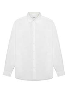 October 1: Poplin Button Down Shirt - Bright White