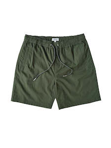 December: Hybrid Short - Army Green