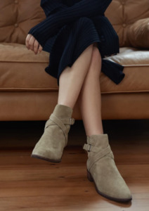 La Tribe: Faye Wrap Boot Olive