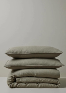 Ravello Linen Pillowcase Caper