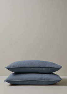 Ravello Linen Pillowcase Denim